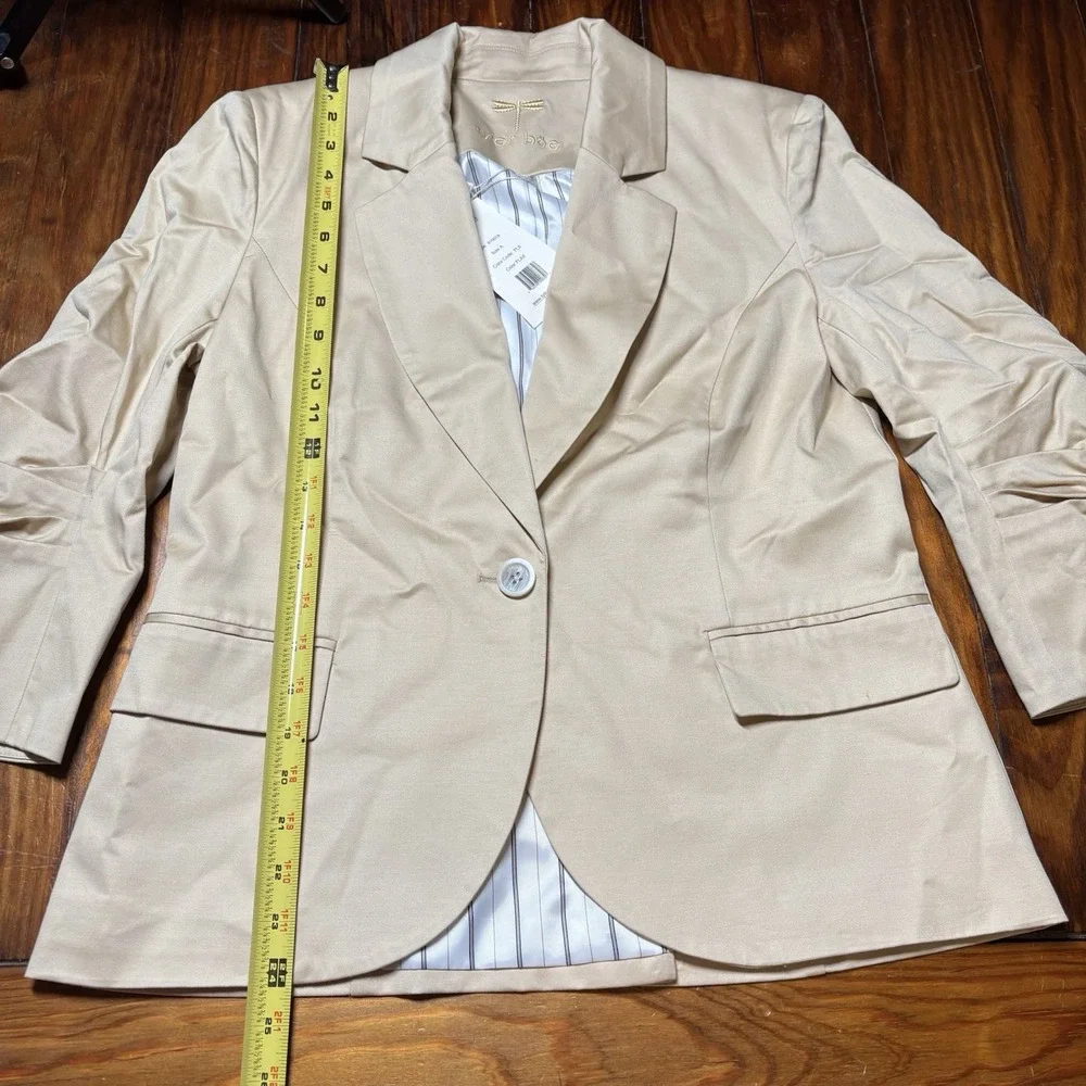 Tyler Boe Taylor Blazer Jacket Tan Flax New Sz 6 A1375